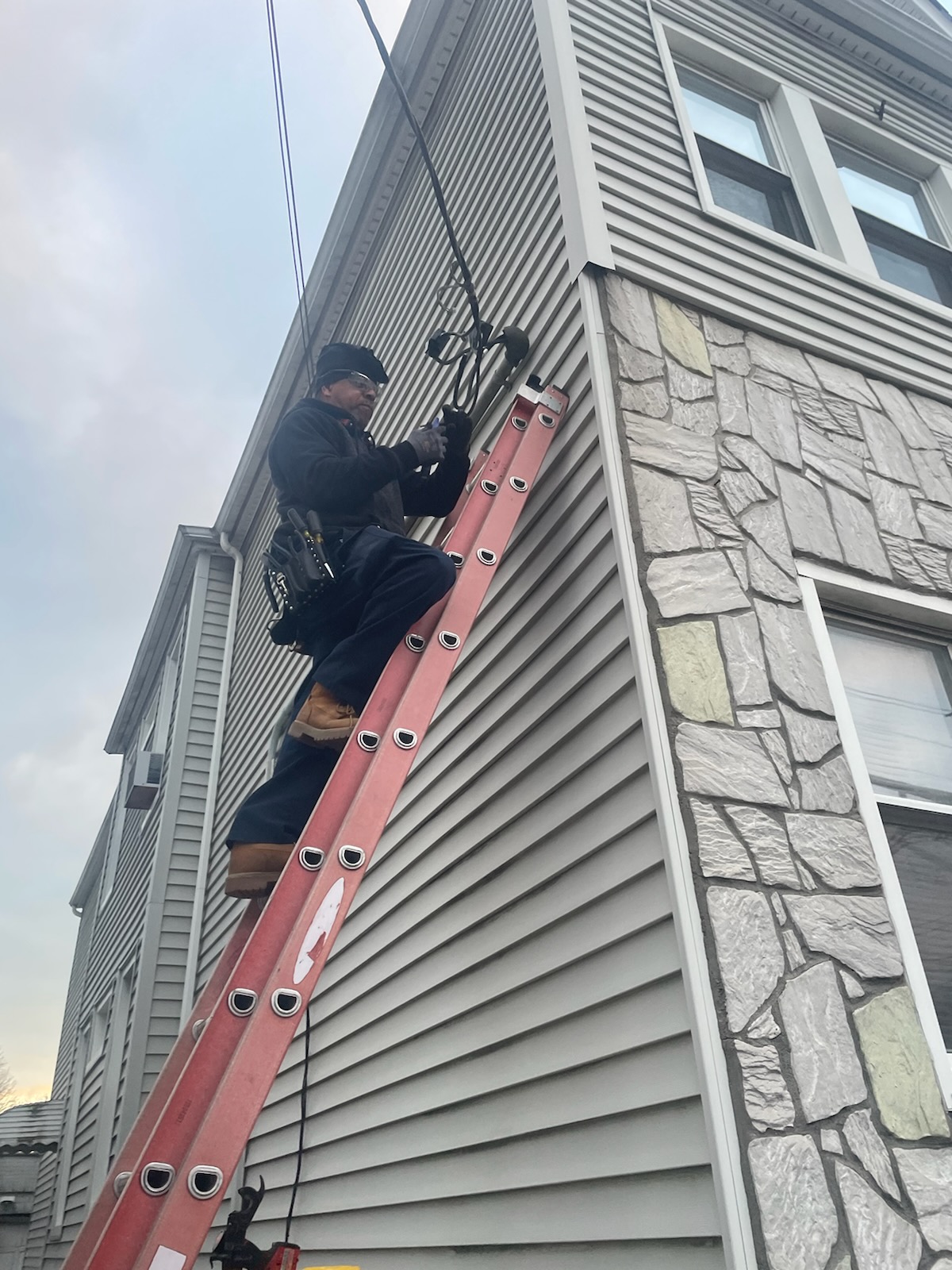 Security camera installation